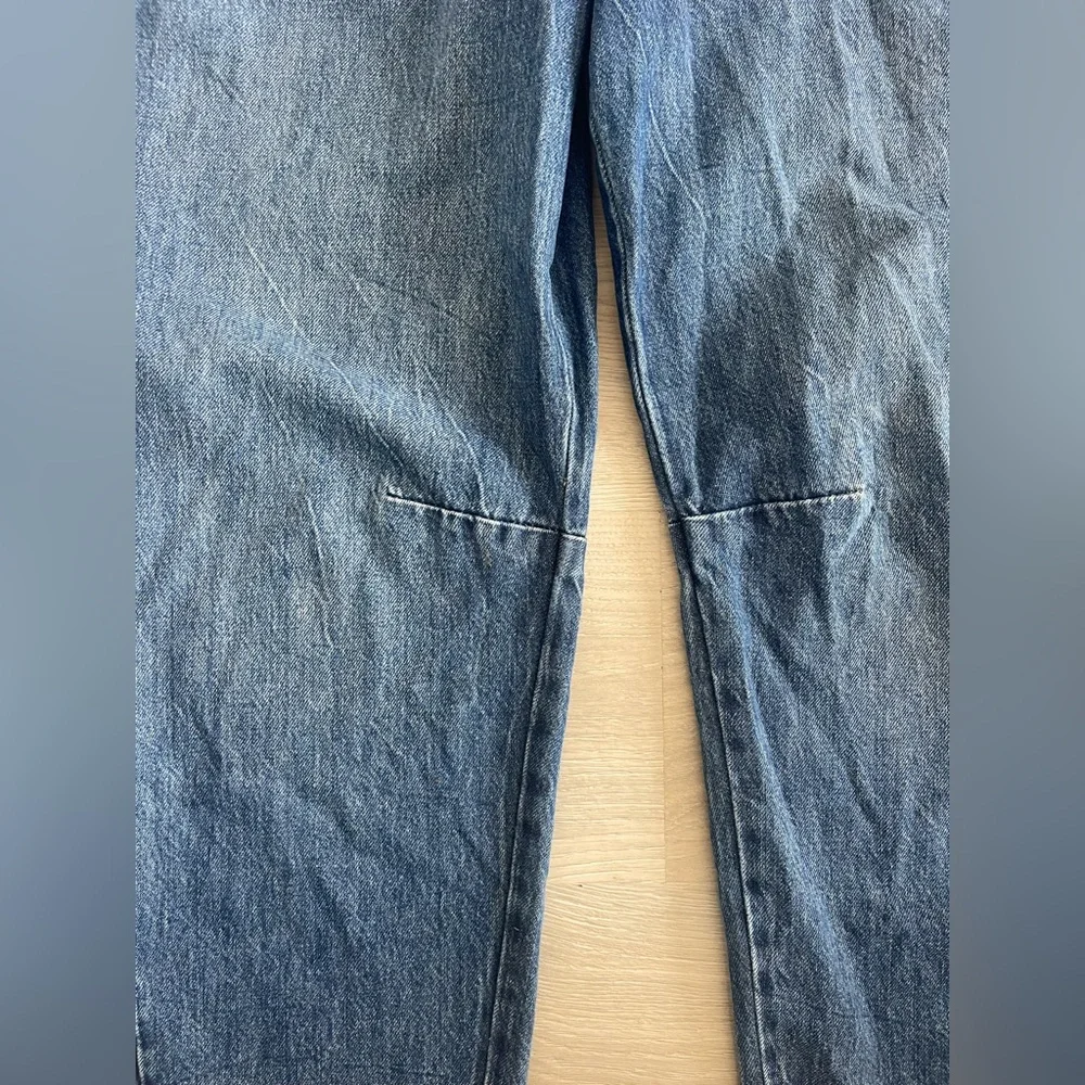 ZARA Mid Rise Barrel Jeans - Picture 4 of 5